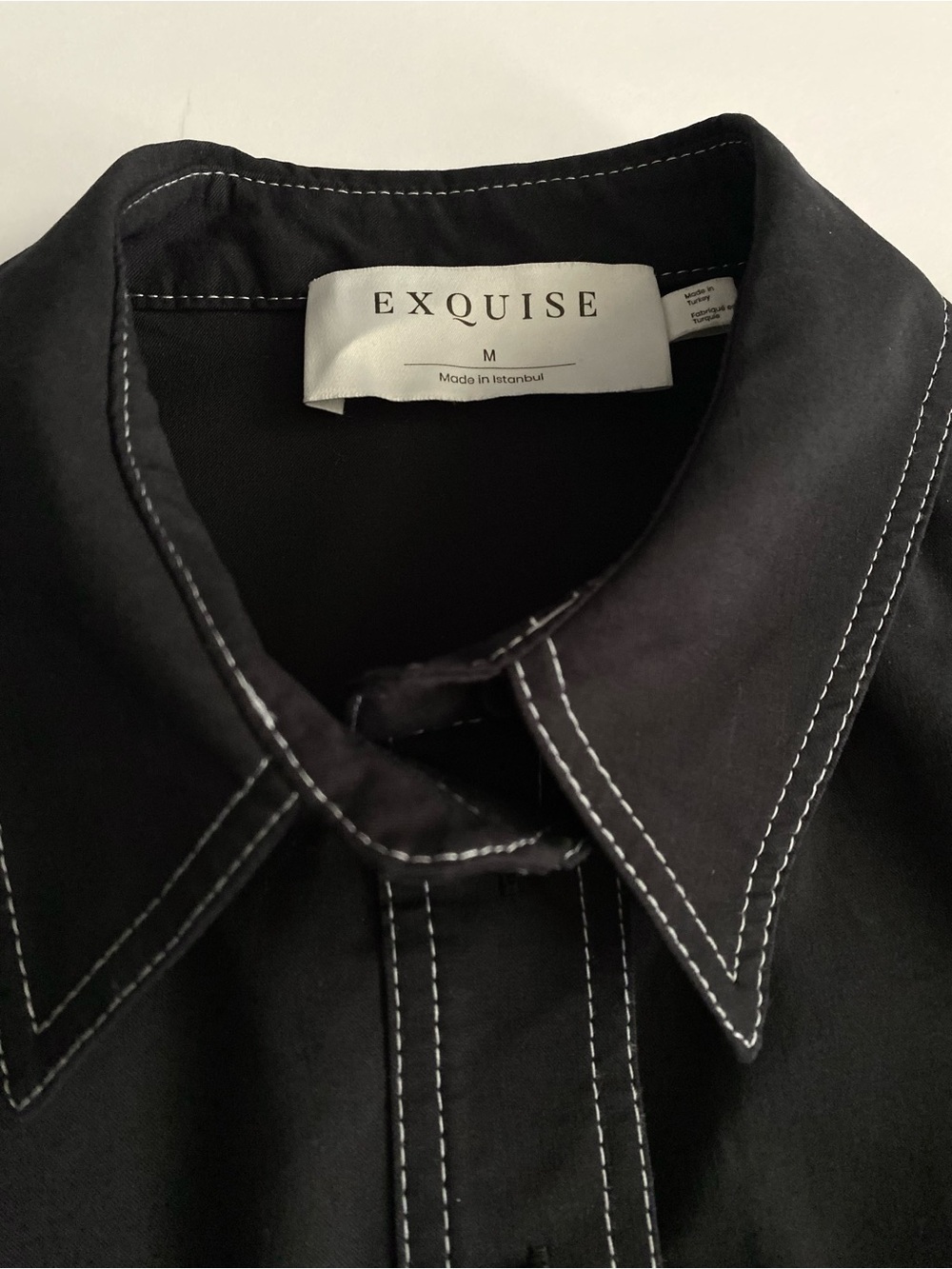 Anthropologie Exquise Short-Sleeve Seamed Pleated Midi Black Dress Sz M - Picture 6 of 14